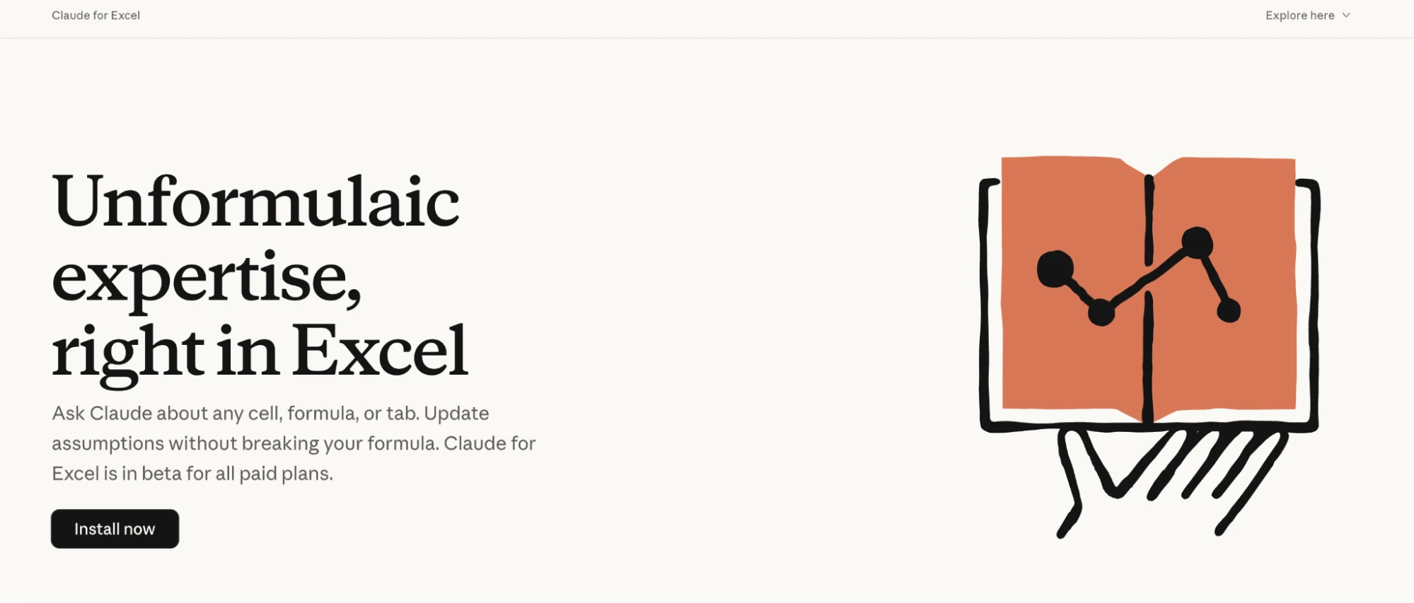 Claude AI add-in sidebar inside Excel