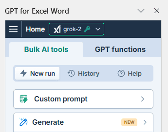 xAI Grok models in GPT for Work
