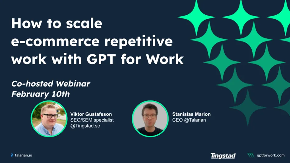 How Tingstad scales e-commerce repetitive work with GPT for Work