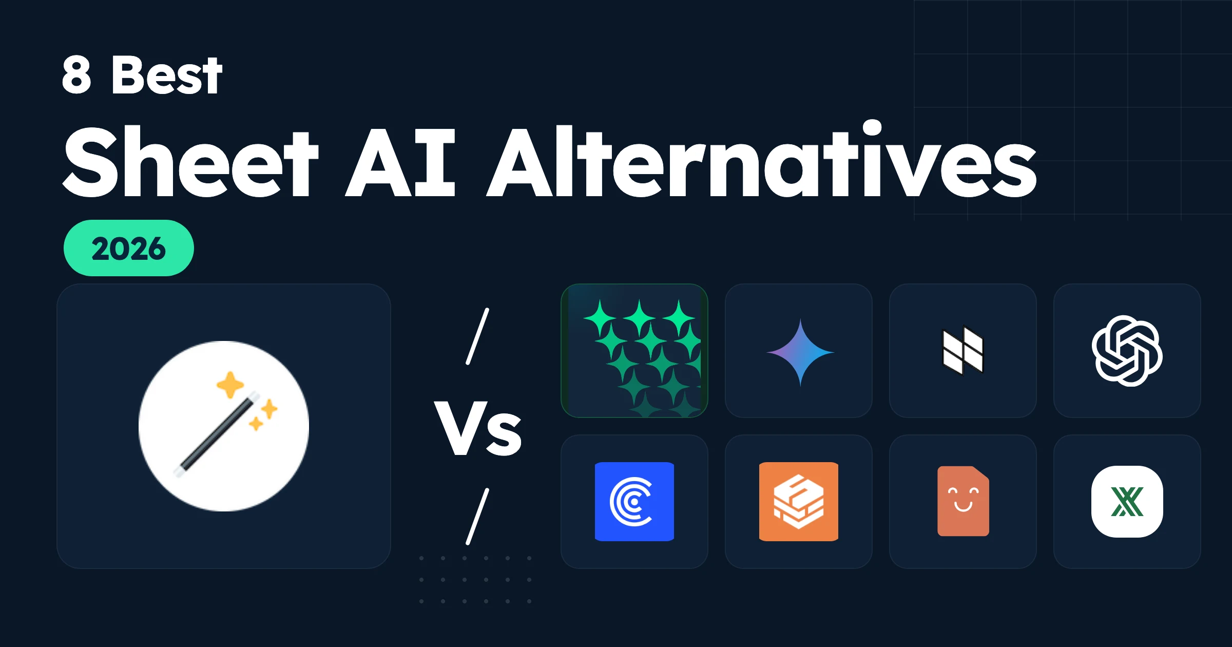 Top 8 Sheet AI Alternatives: Pricing, Limits, and Best Picks