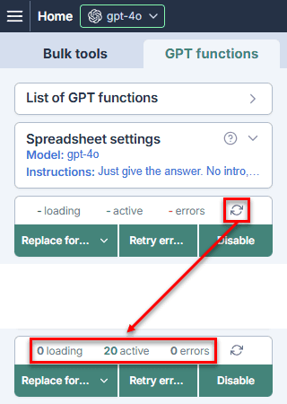 Improved performance with very large workbooks in GPT for Excel