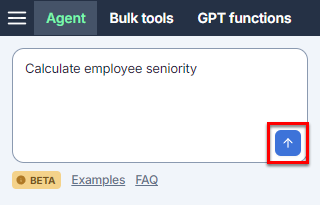Agent example
