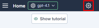 Click the Settings icon