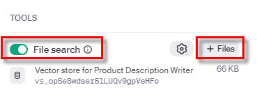 File Search in the OpenAI platform