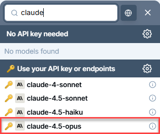 Anthropic Claude Opus 4.5 in GPT for Work