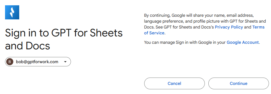 Google permissions screen 1