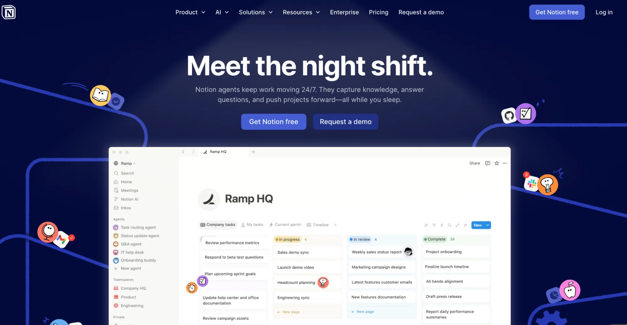 Notion AI for workspace automation