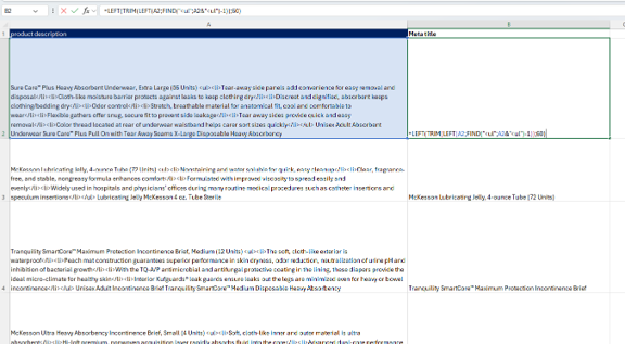 Bulk use case original (1000 rows) - Copilot results
