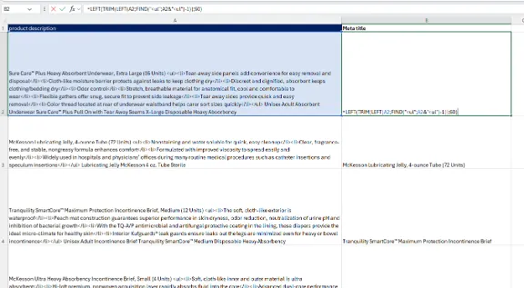 Bulk use case original (1000 rows) - Copilot results