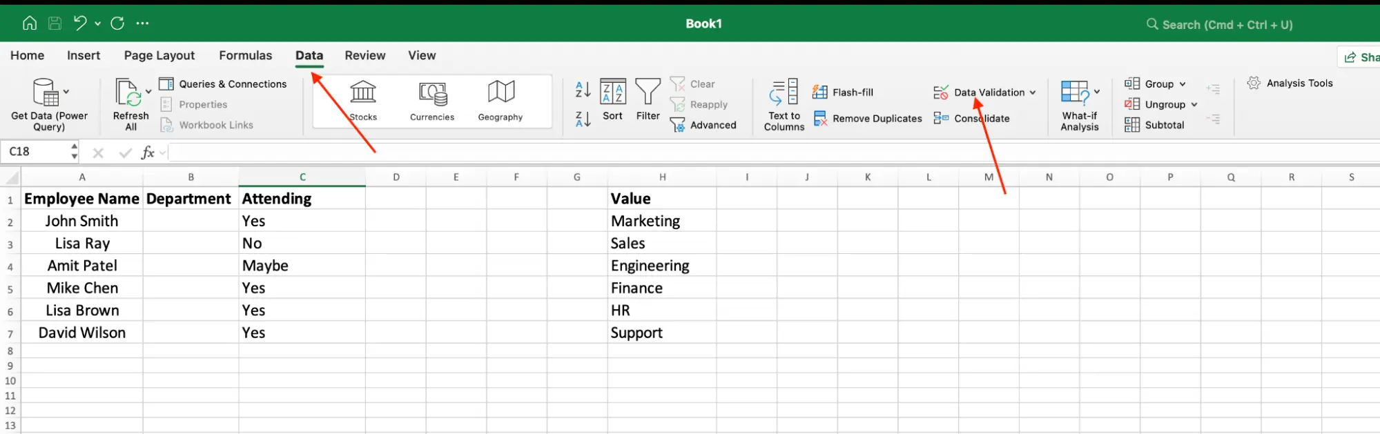 Open Data Validation