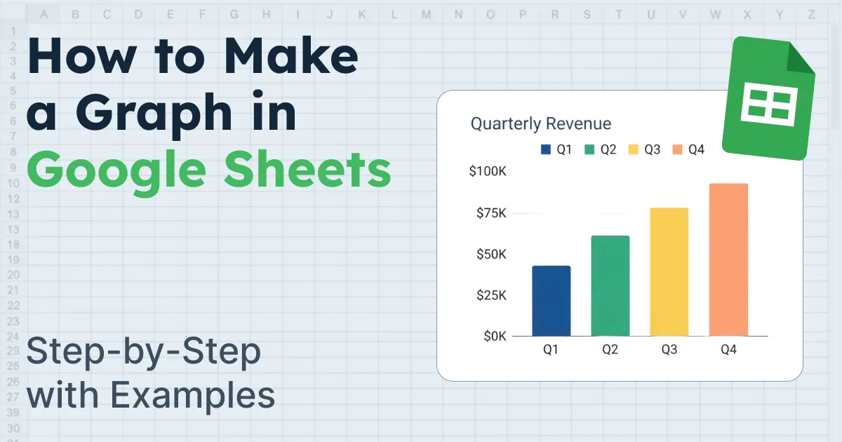 How to Make a Graph in Google Sheets