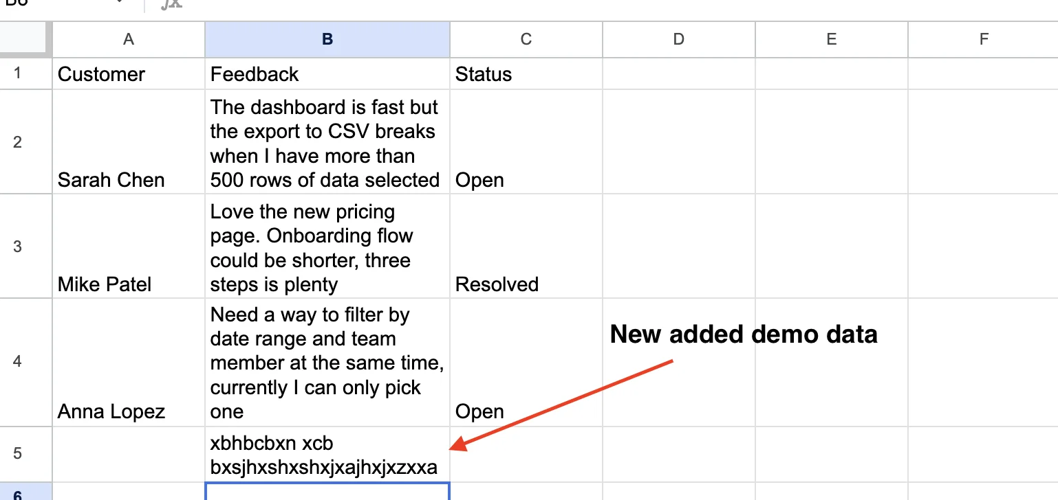 Wrapping an entire column in Google Sheets