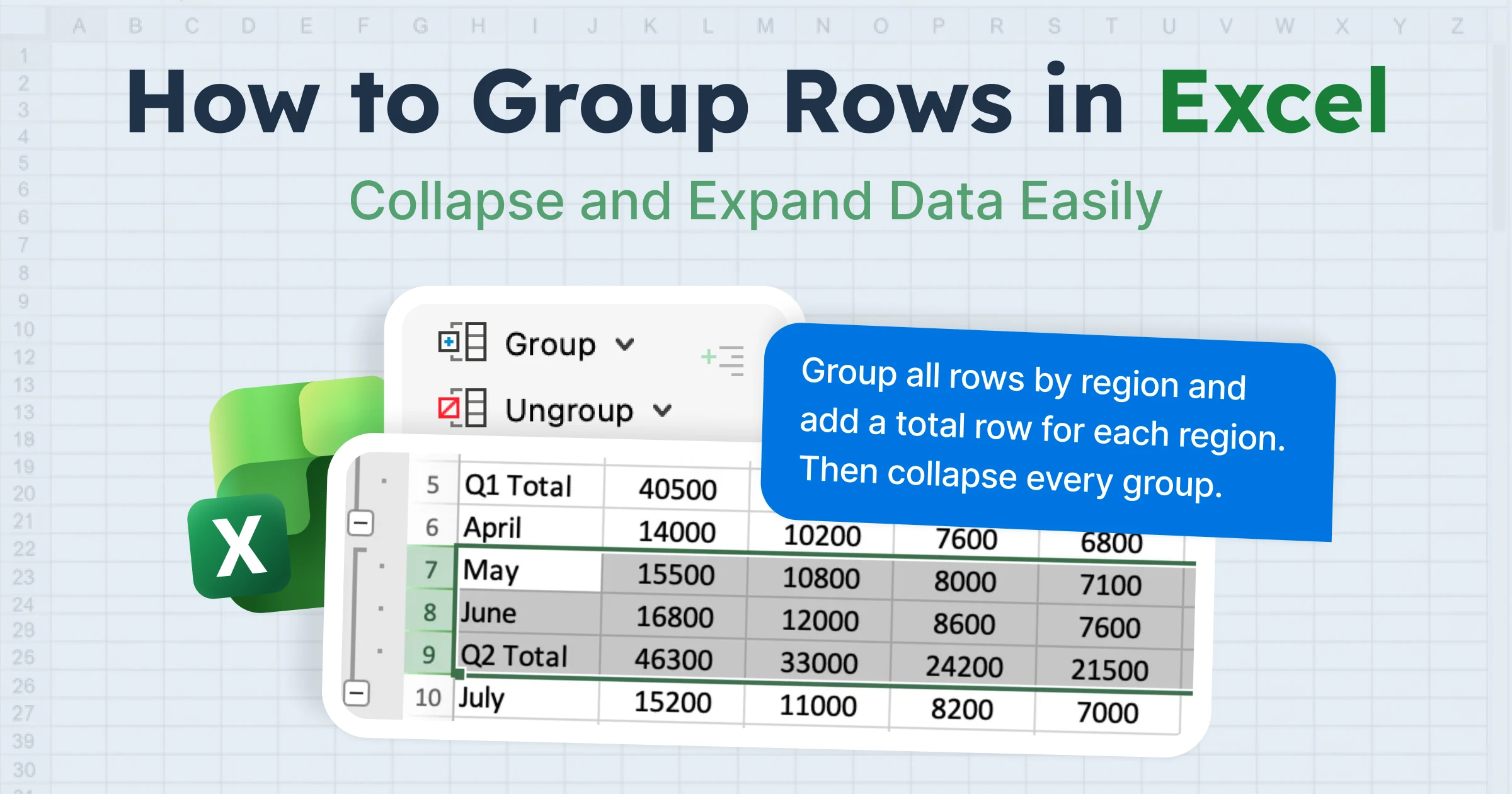 How to Group Rows in Excel
