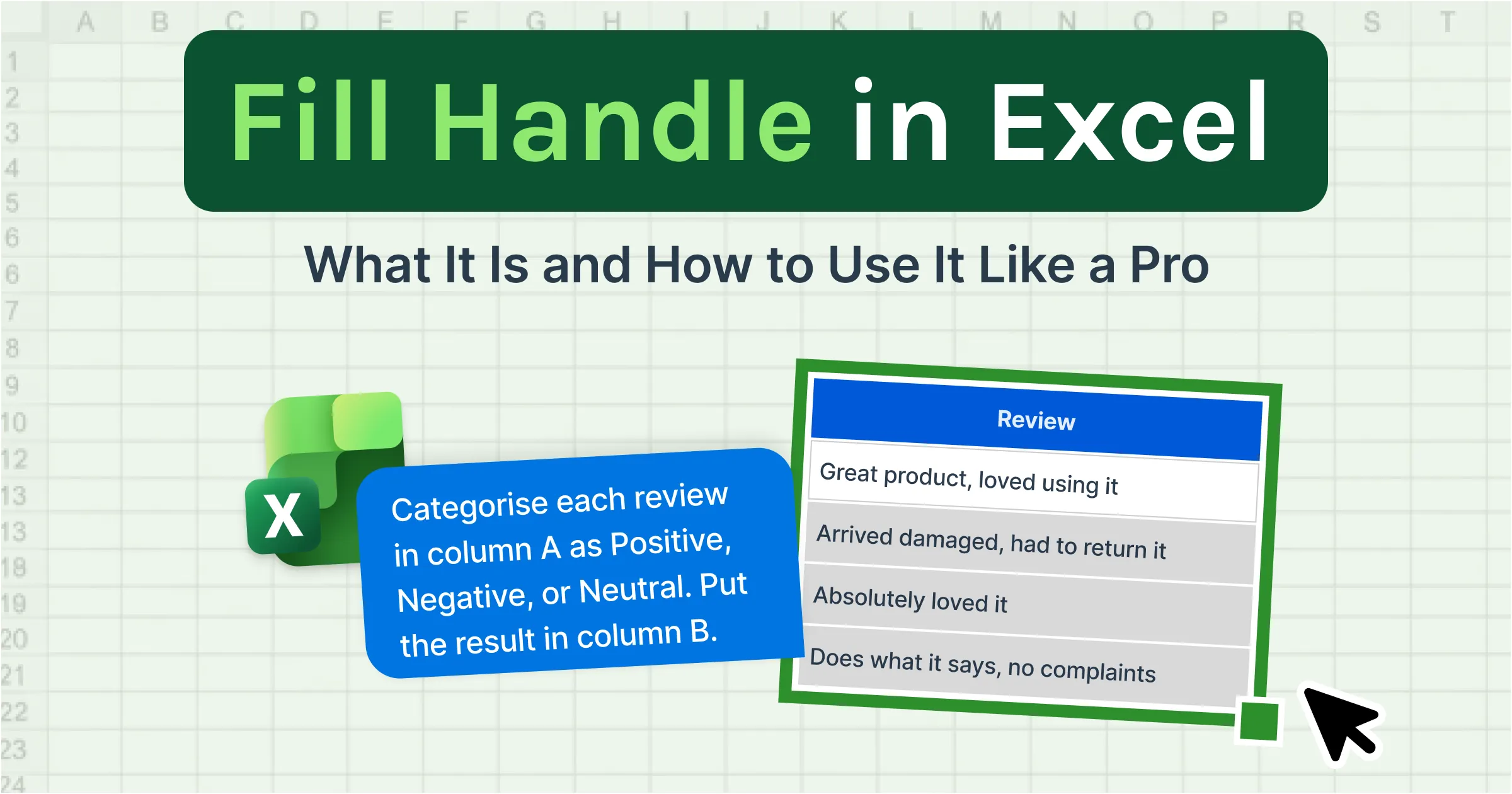 Fill Handle in Excel